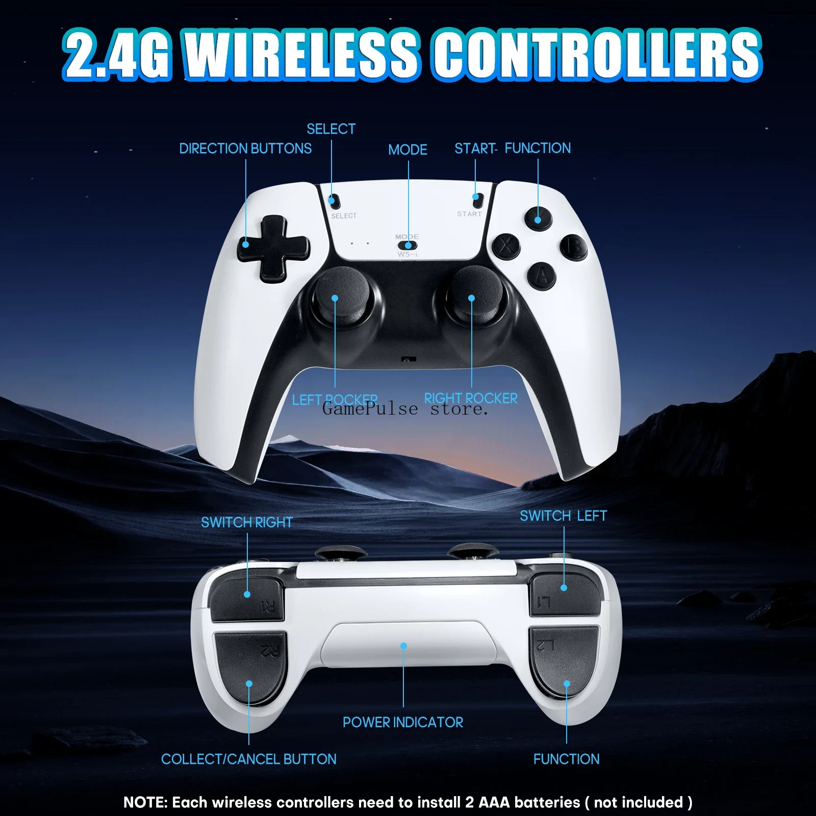 Retro Gaming Hdmi Stick - GamePulse2026 20000+ Game Retro Terintegrasi 23