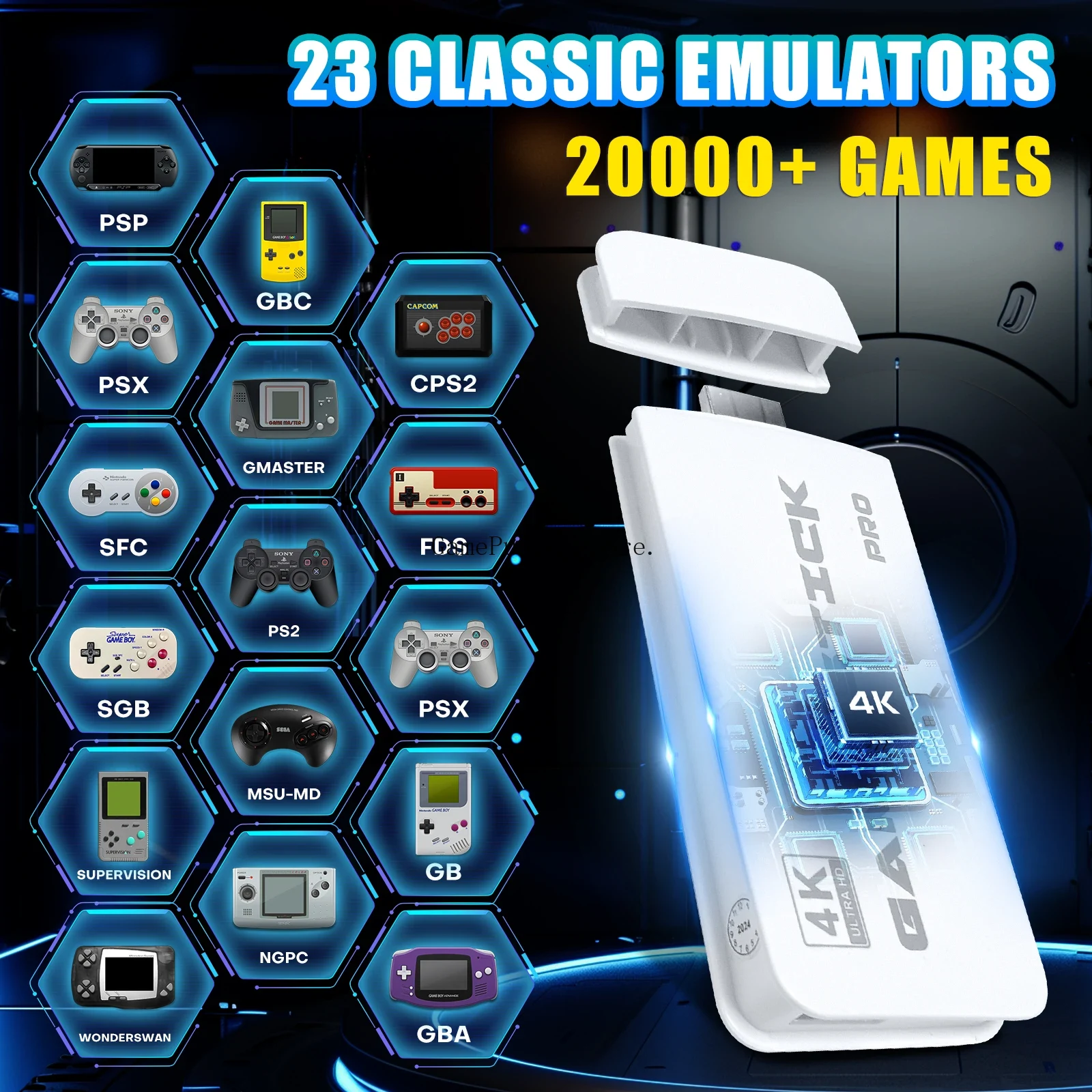 GamePulse2026 20000+ Game Retr - Retro Gaming Hdmi Stick ulasan dan harga