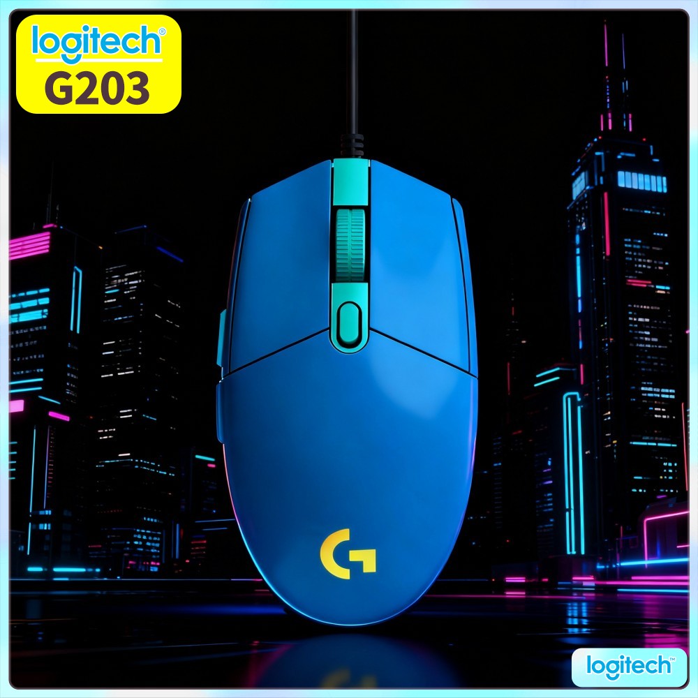 Logitech G203 Mouse Gaming Ber - Logitech Mouse G203 ulasan dan harga