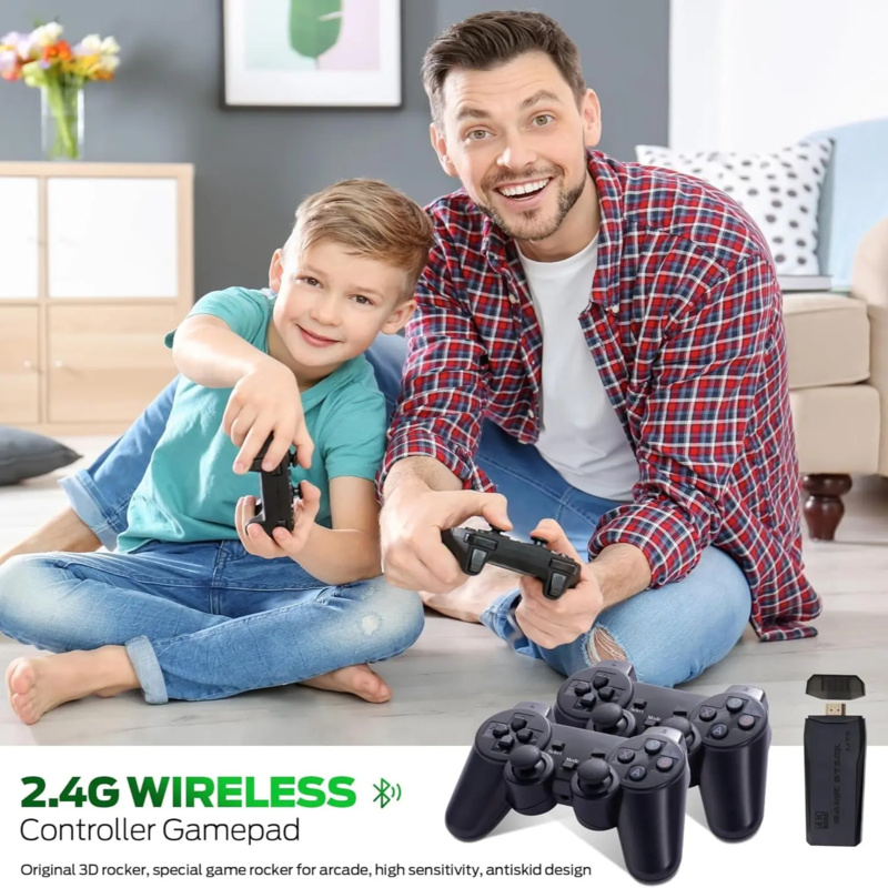 Konsol Game Retro Nirkabel M8  - Retro Gaming Hdmi Stick ulasan dan harga