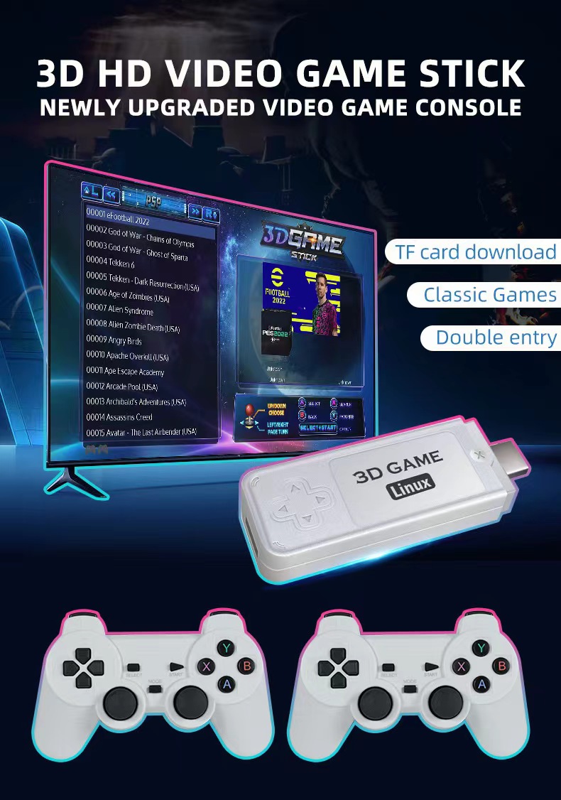 Konsol Game Retro Y6 4K 60fps  - Retro Gaming Hdmi Stick ulasan dan harga