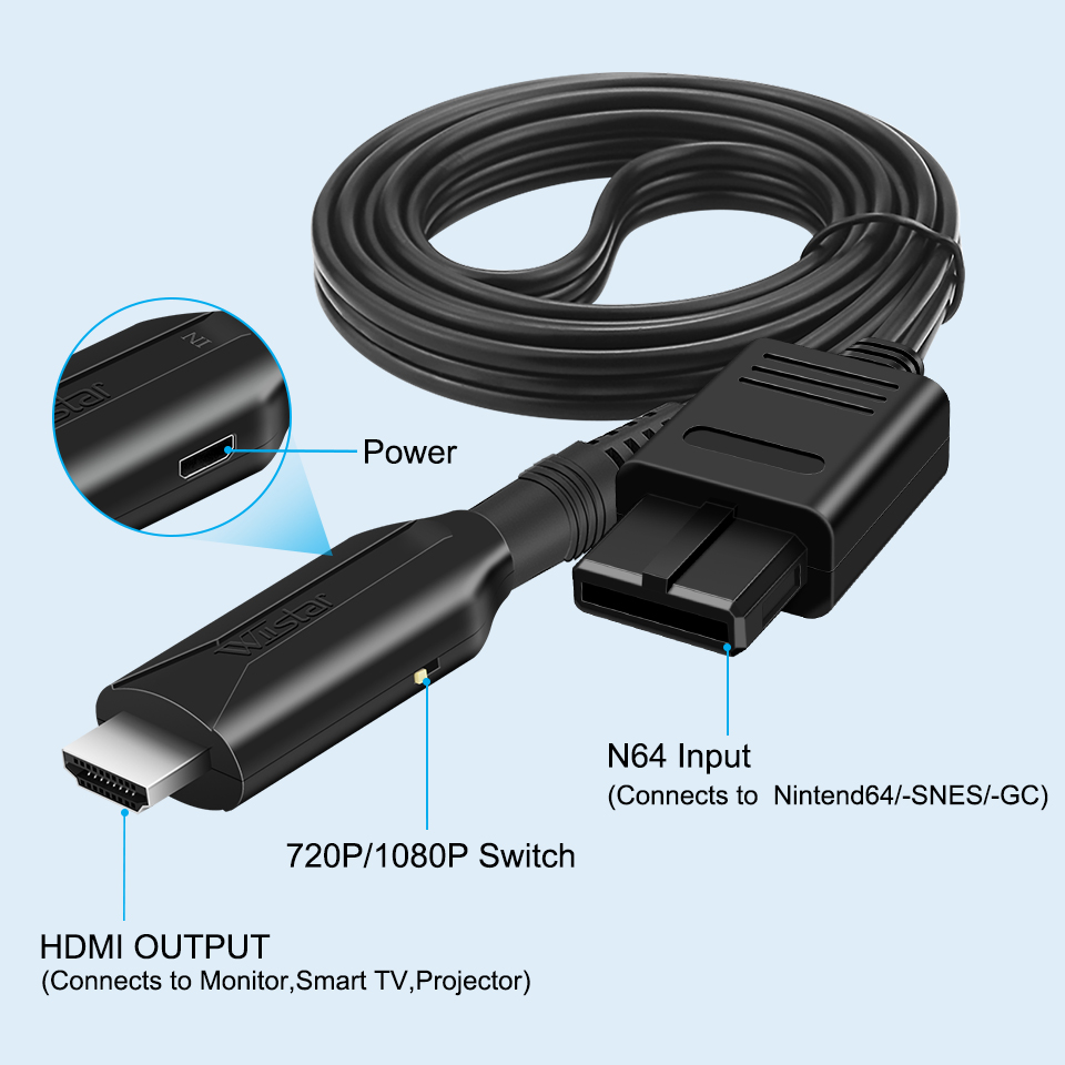 Adaptor konverter kabel kompat - Retro Gaming Cable ulasan dan harga