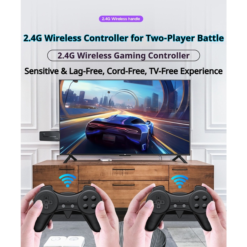 Konsol Game Stick Retro 4K Por - Retro Gaming Hdmi Stick ulasan dan harga