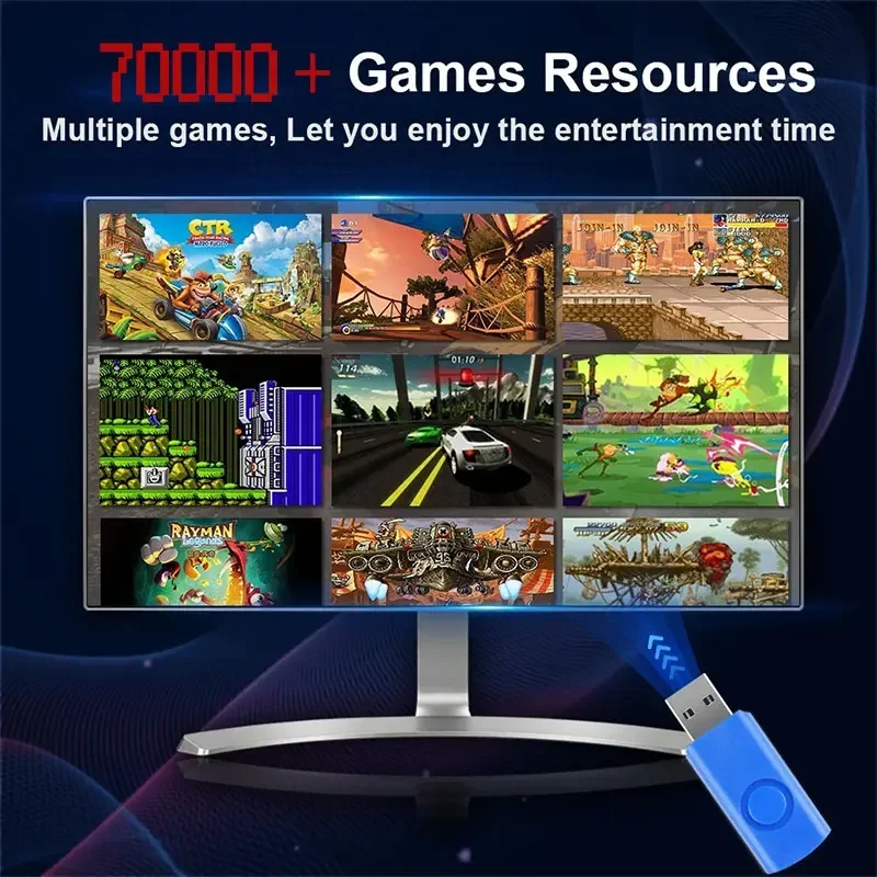 Konsol Game Retro 70000+ Game  - Retro Gaming For Tv ulasan dan harga