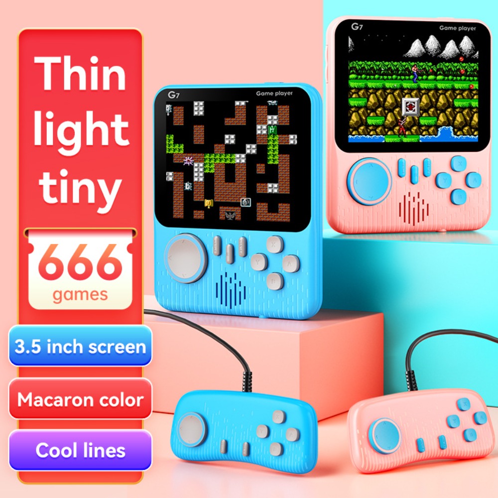 Konsol Game Genggam Retro G7,  - Retro Gaming Cable ulasan dan harga