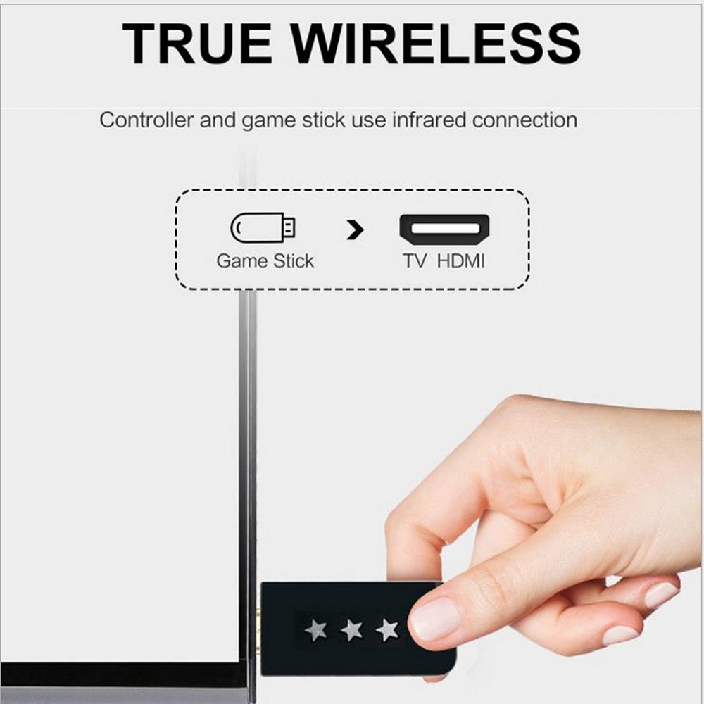 Konsol permainan rumah TV nirk - Retro Gaming Hdmi Stick ulasan dan harga
